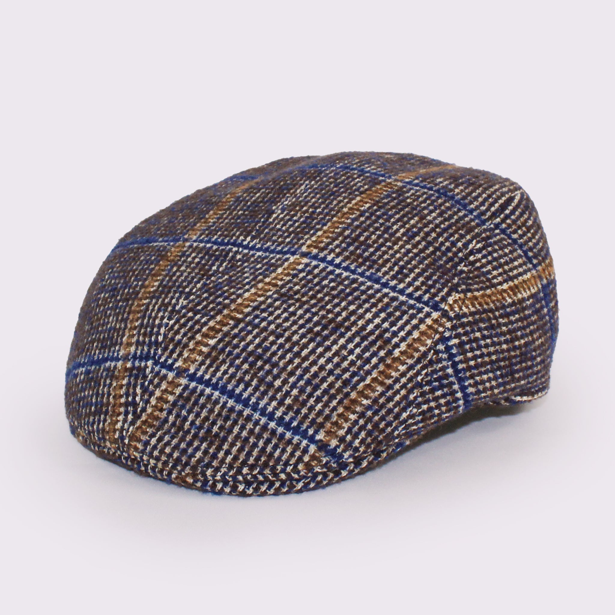 Wigens / ウィゲンズ　Ivy Modern plaid tweed Cap　モダンチェックツイードハンチング