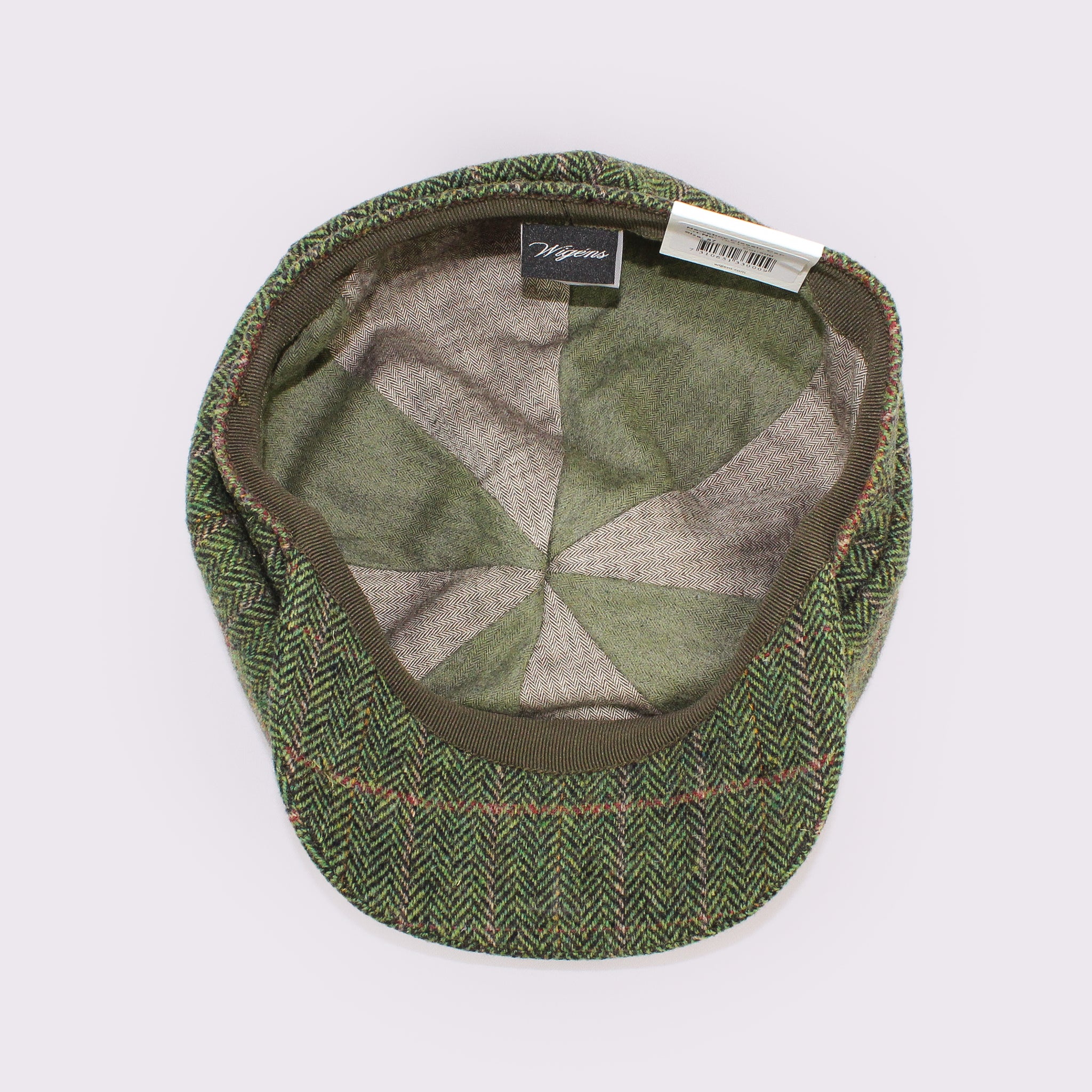 Wigens / ウィゲンズ　Newsboy Classic tweed Cap　ニュースボーイクラシックツイードキャスケット