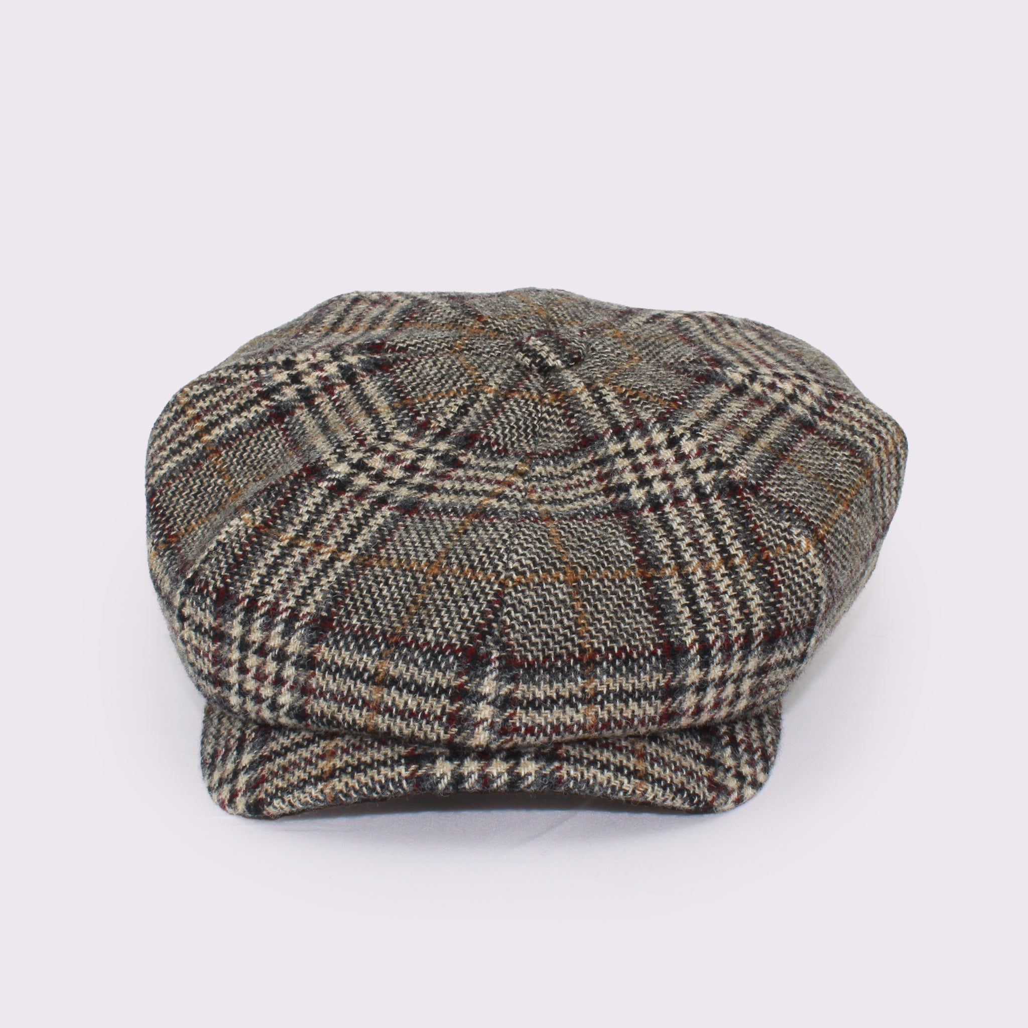 Wigens / ウィゲンズ Newsboy Retro Cap グレンチェックニュースボーイ