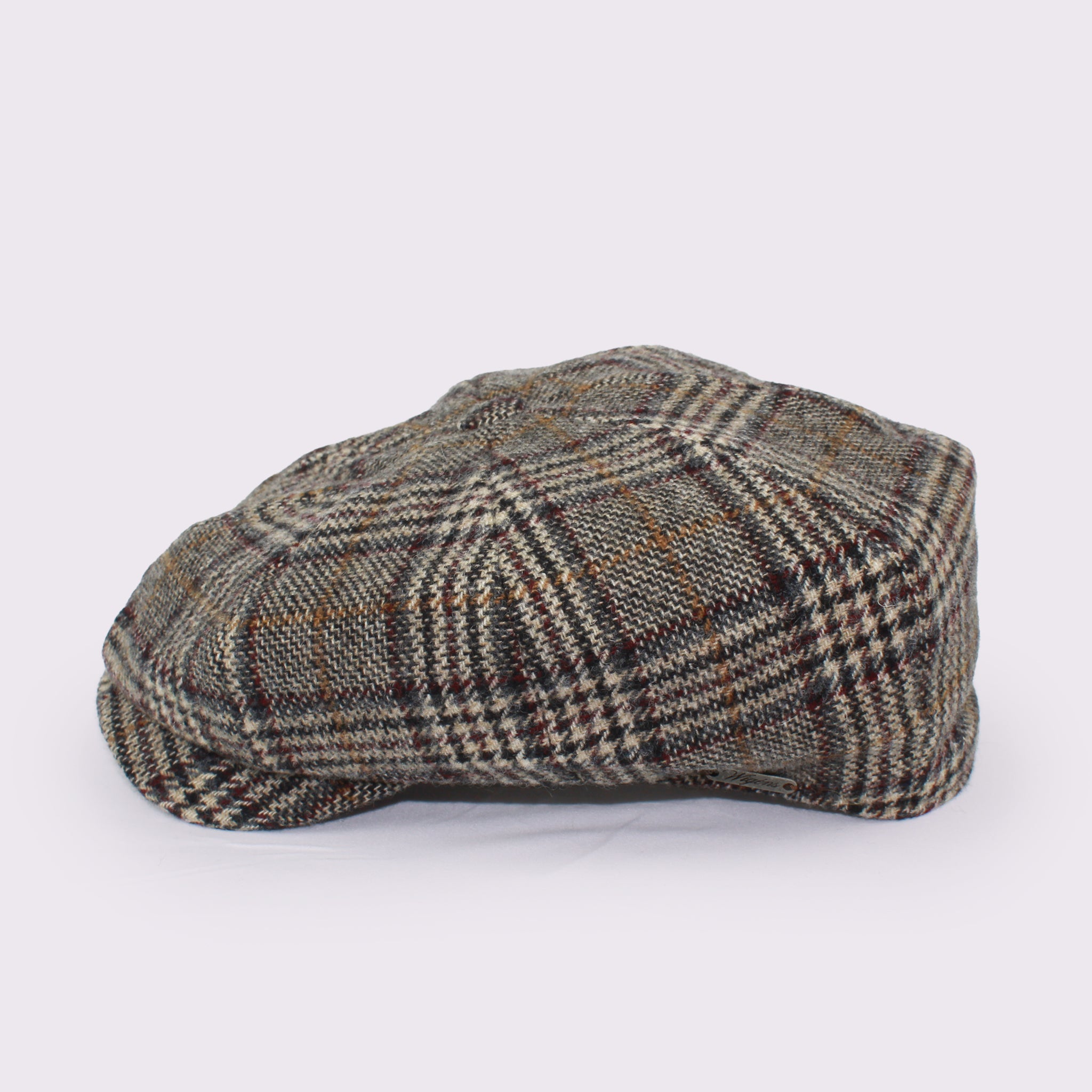 シャポーハウス三矢　ヴィンテージ　アンティーク　レトロ　ポパイ　帽子　キャップ Wigens / ウィゲンズ Newsboy Retro Cap グレンチェックニュースボーイ