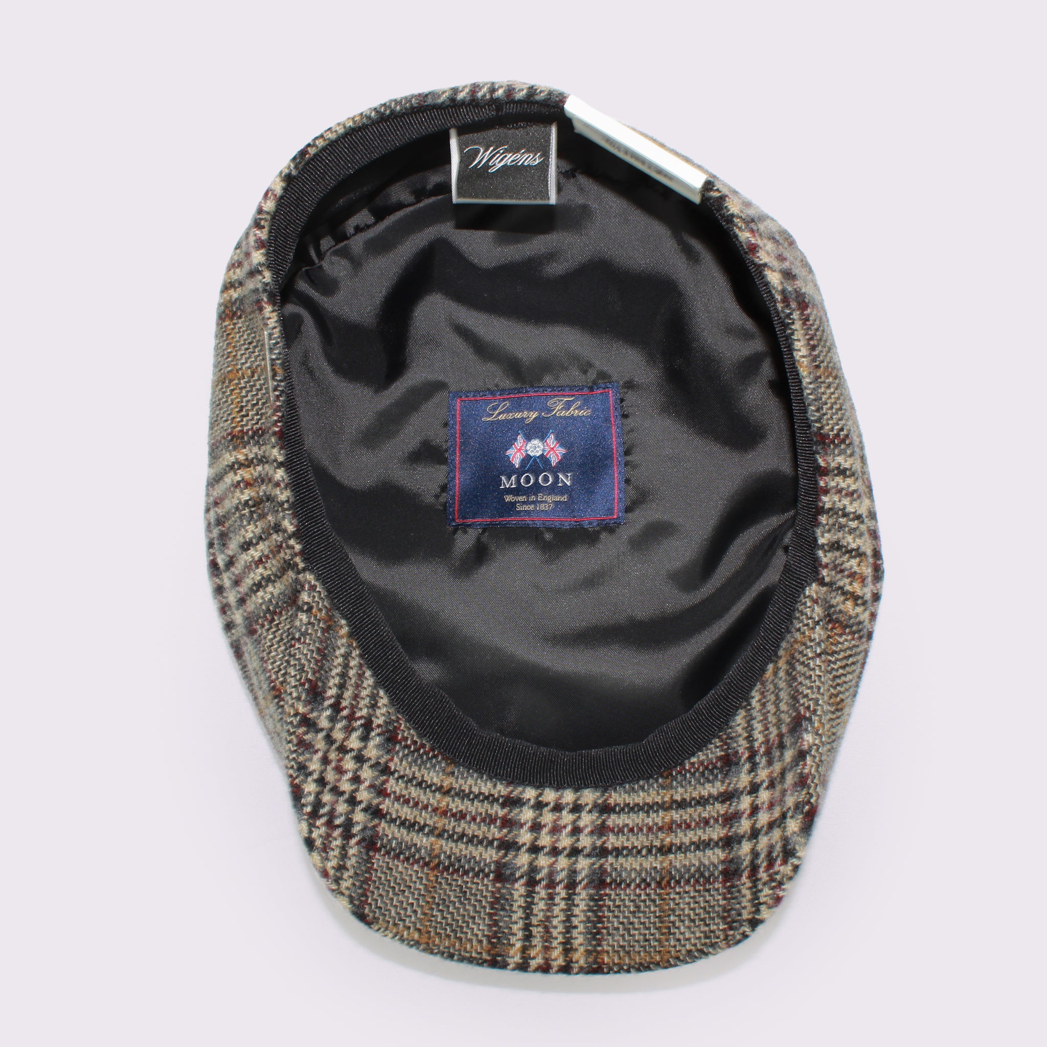 Wigens / ウィゲンズ Newsboy Retro Cap グレンチェックニュースボーイ
